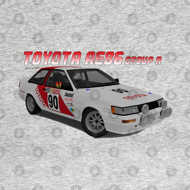 Toyota AE86 by PjesusArt